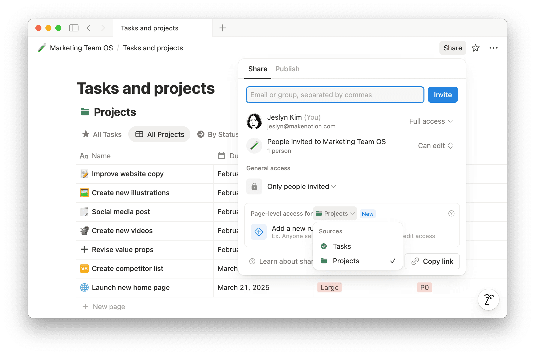 hc: Datenquelle für Zugriffsregel auf Seitenebene auswählen