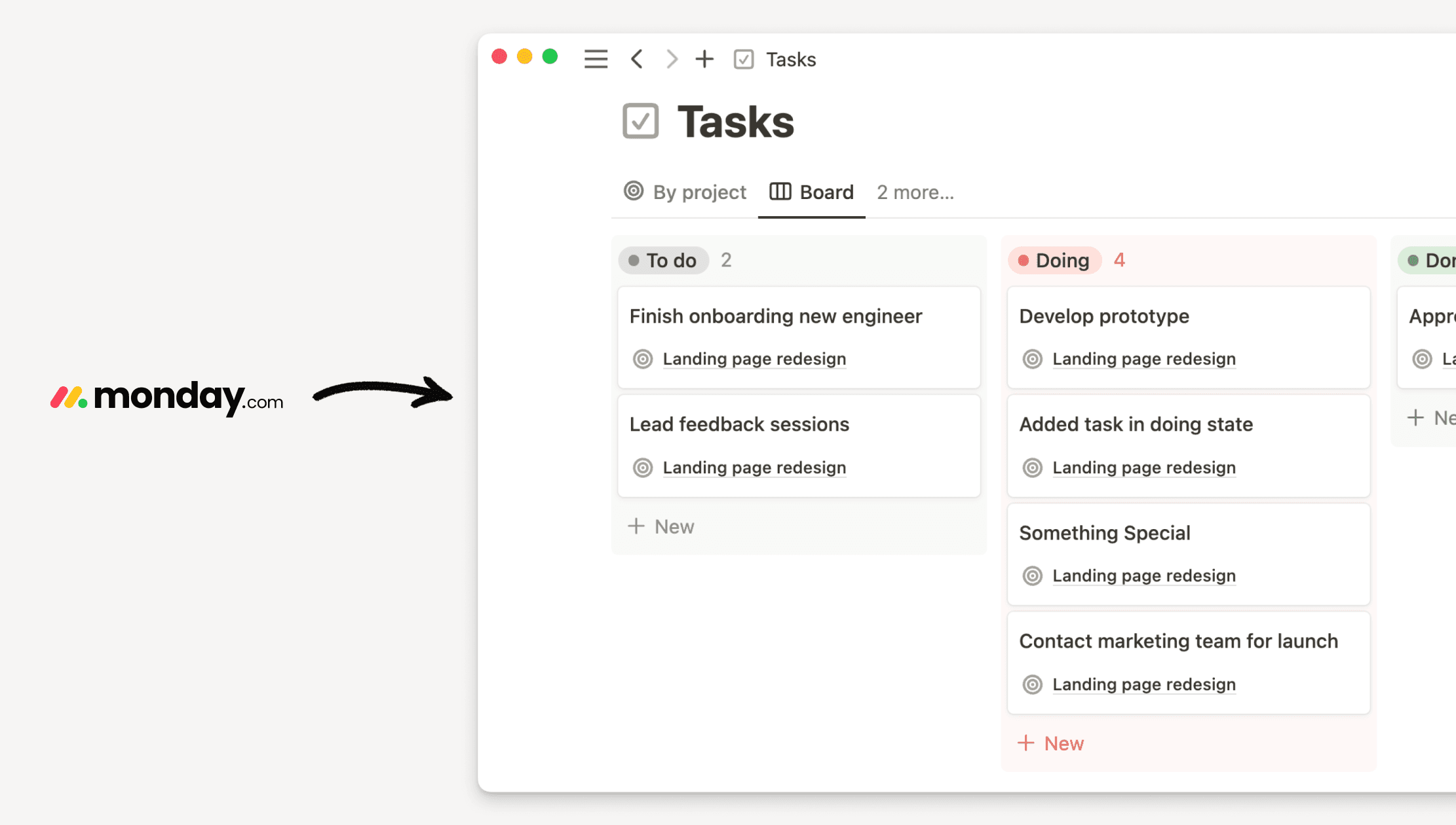 HC: Import von Monday.com