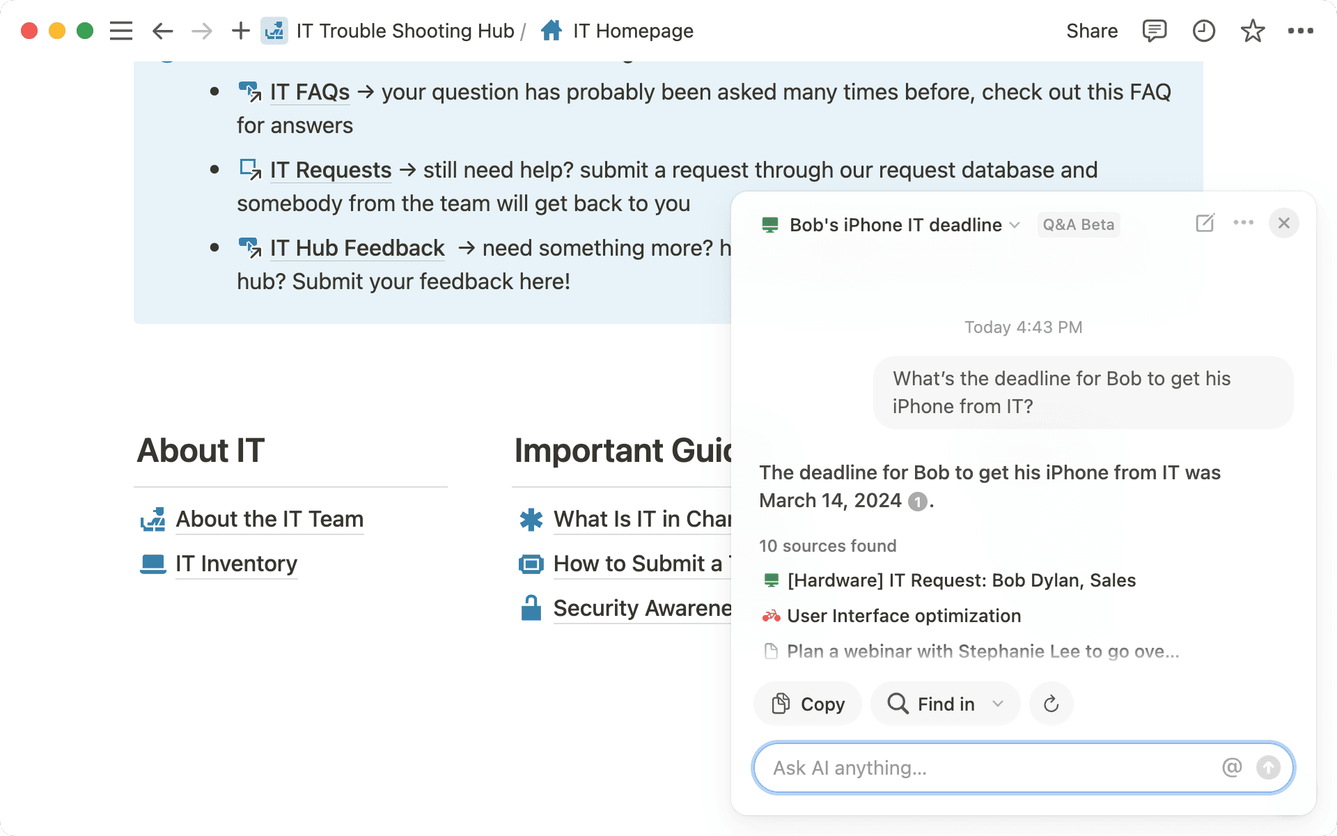 Erweitere dein Wiki mit Projekt-Trackern