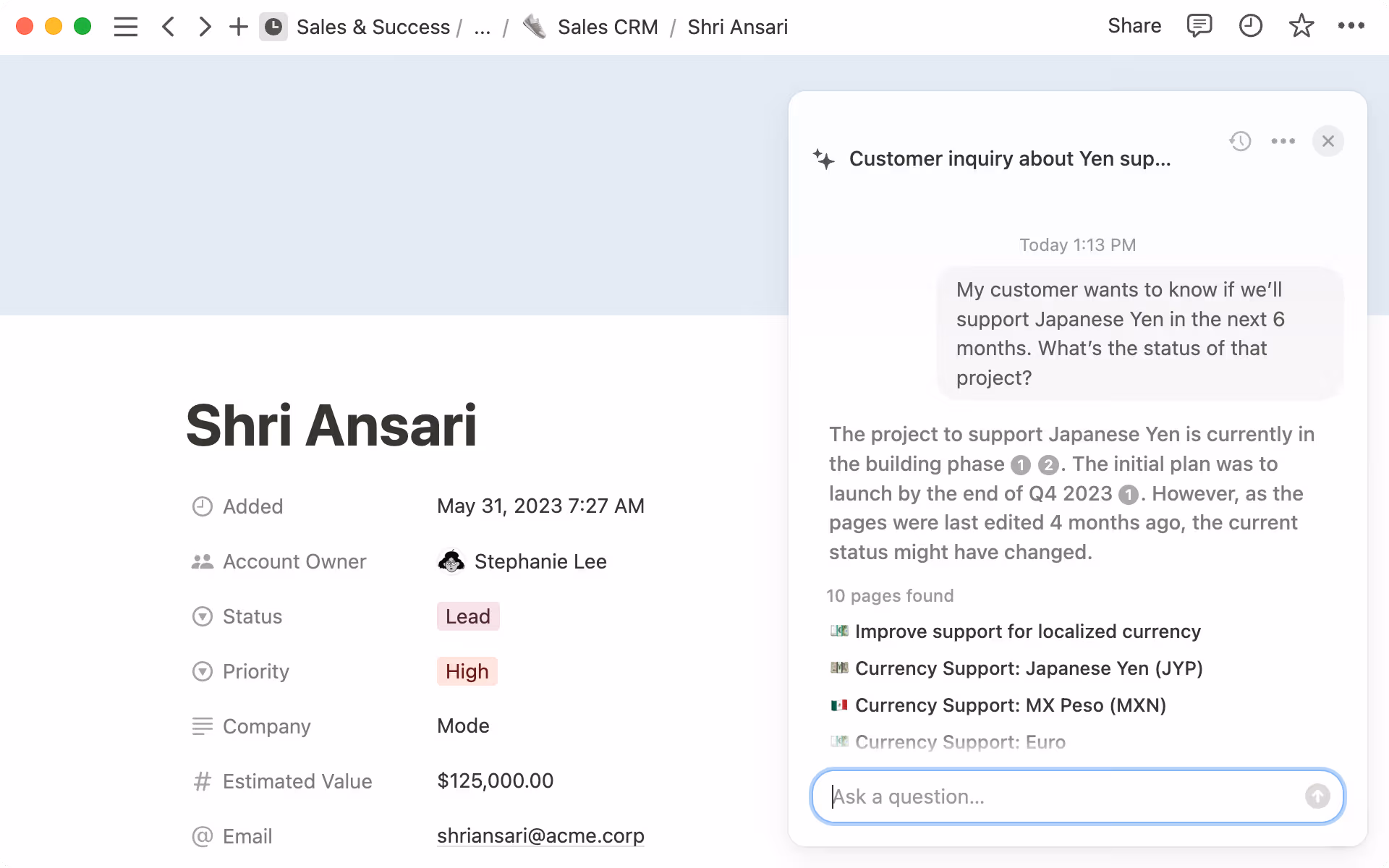 Keine Umwege mehr – Q&A kann Aktualisierungen sofort anzeigen.