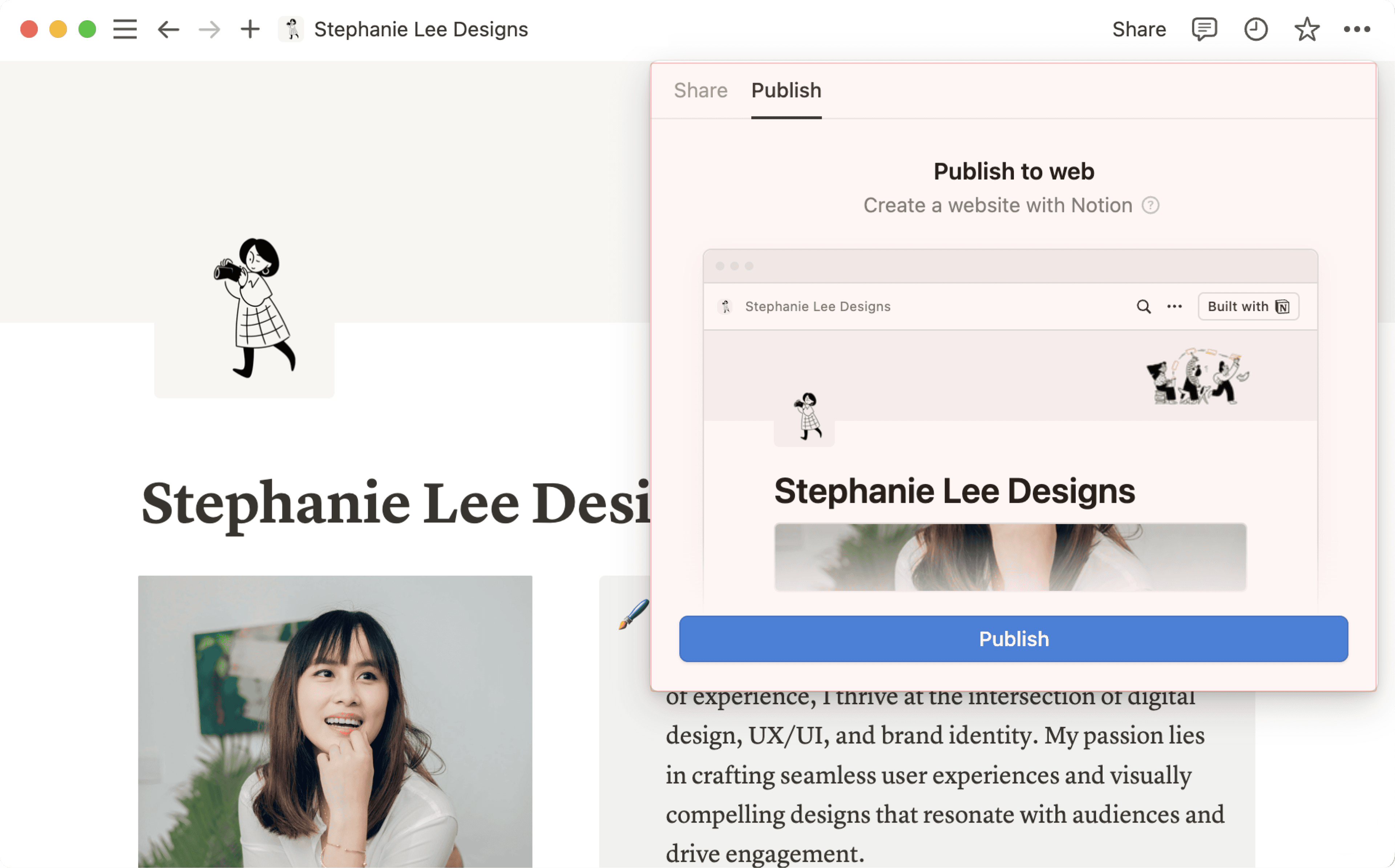 hc: eine website veröffentlichen