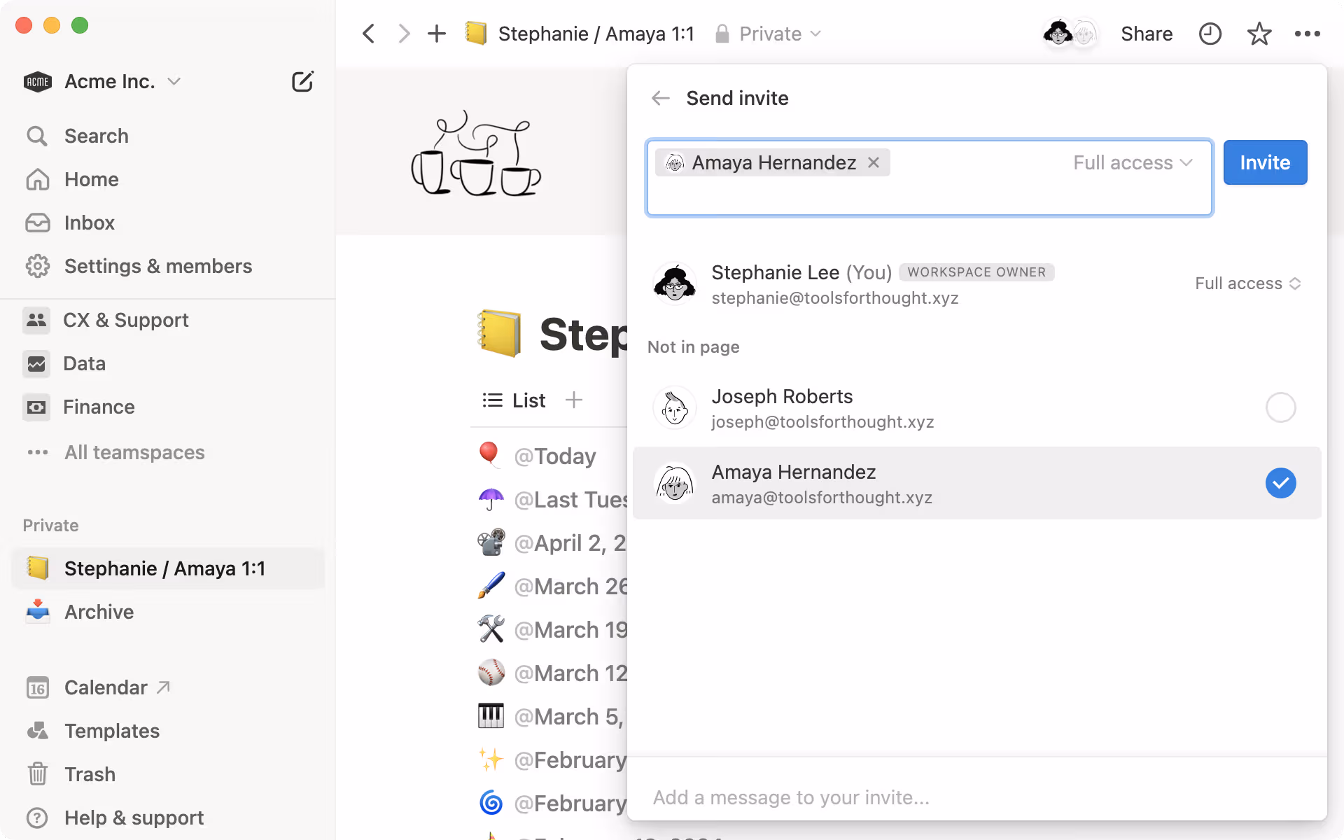 Freigabe und Berechtigungen – Für Kolleg/-innen freigeben