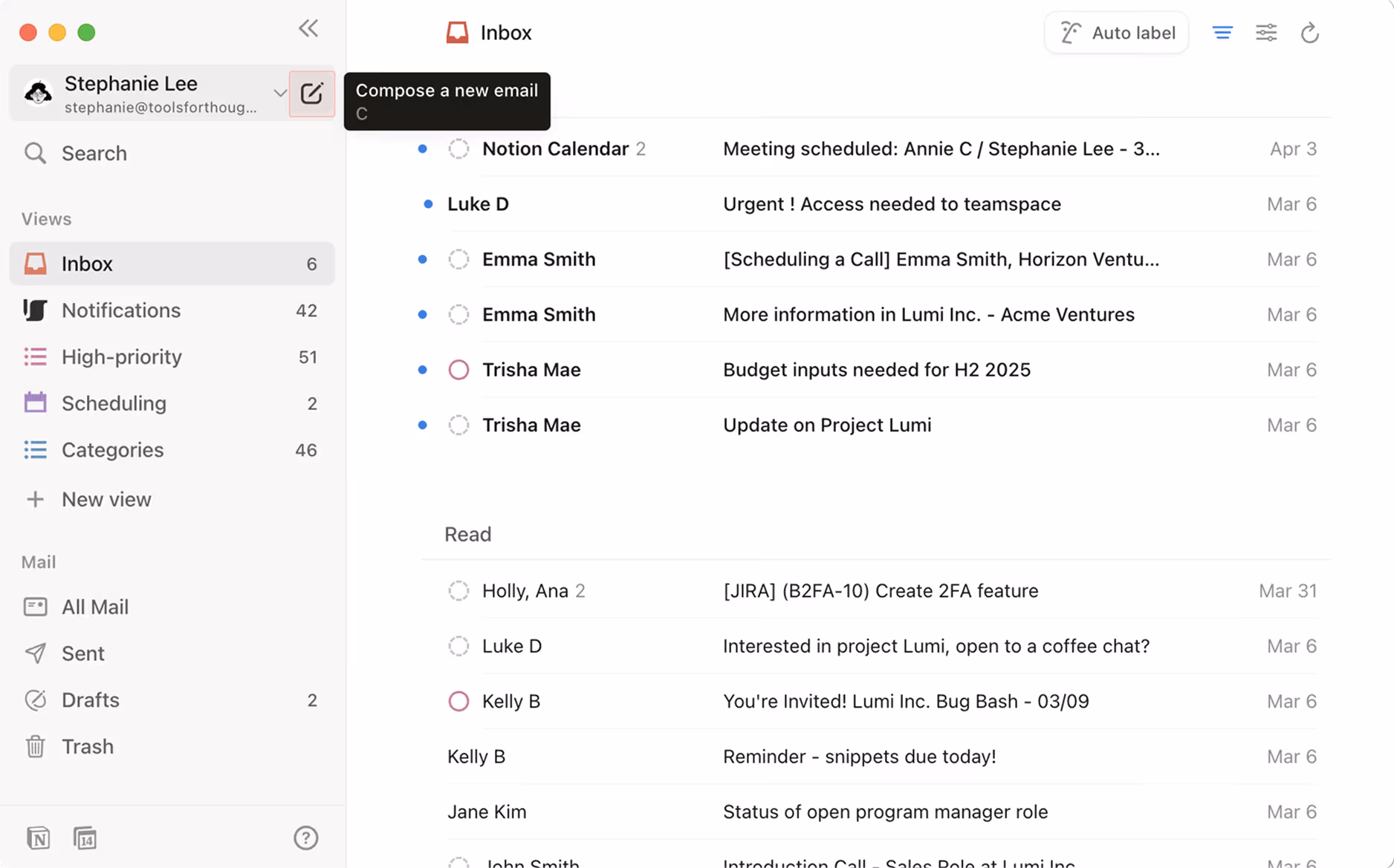 hc: Einstiegspunkt verfassen